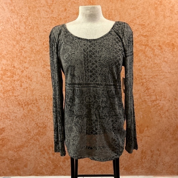 EARTH YOGA  Long Sleeve Tops size Large - Picture 1 of 9